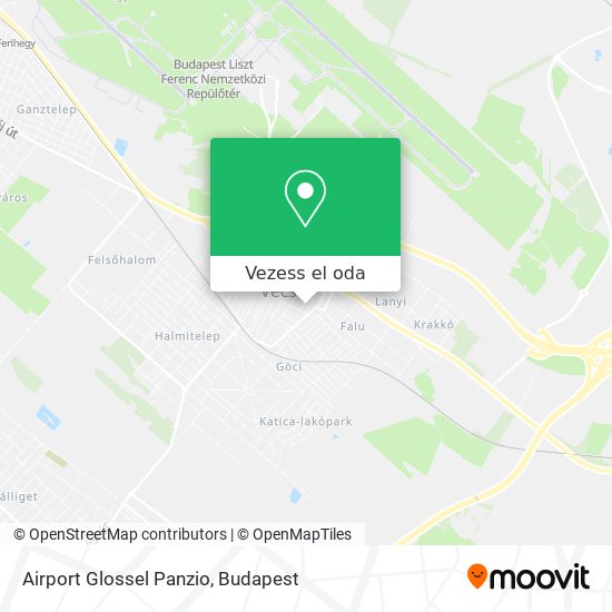 Airport Glossel Panzio térkép