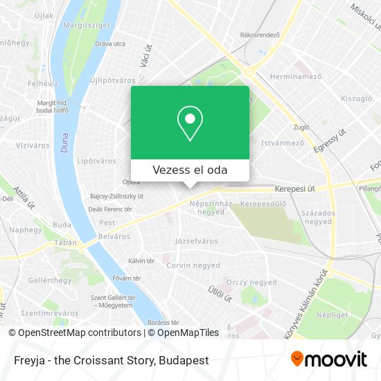 Freyja - the Croissant Story térkép