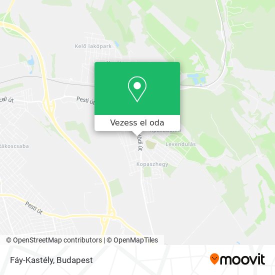 Fáy-Kastély térkép