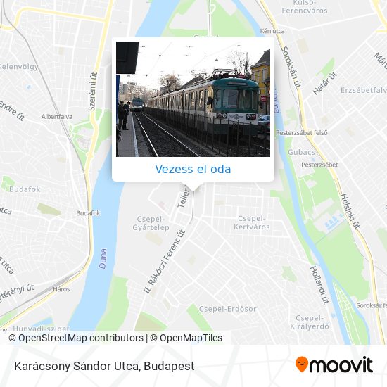 Karácsony Sándor Utca térkép