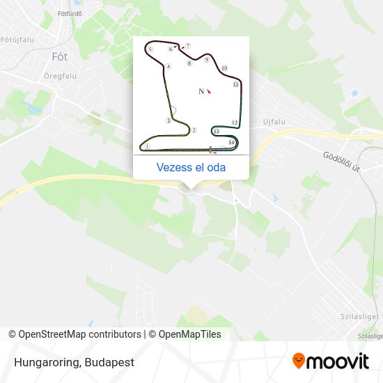 Hungaroring térkép
