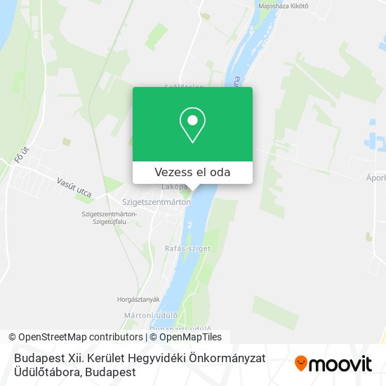 Budapest Xii. Kerület Hegyvidéki Önkormányzat Üdülőtábora térkép