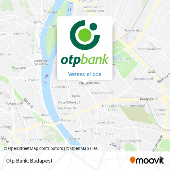 Otp Bank térkép