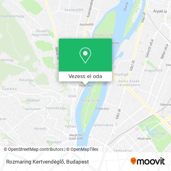 Rozmaring Kertvendéglő térkép