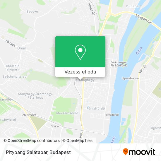 Pitypang Salátabár térkép