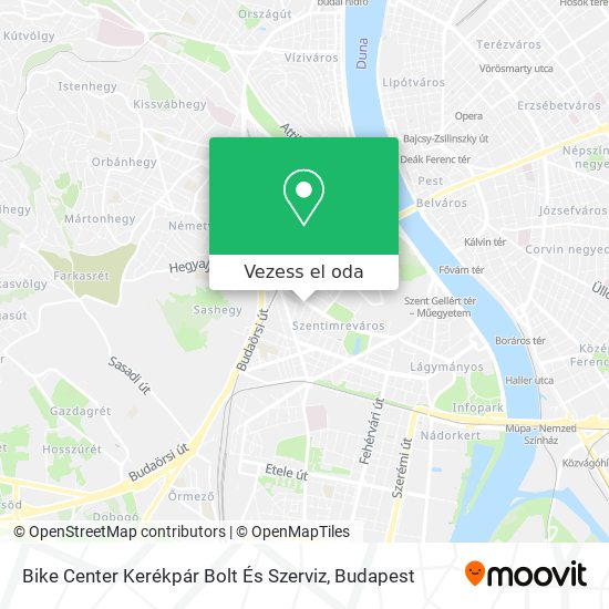 Bike Center Kerékpár Bolt És Szerviz térkép