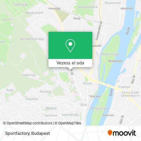 Sportfactory térkép