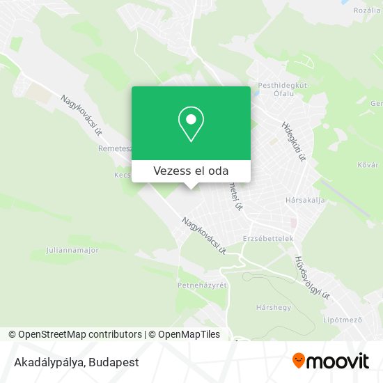 Akadálypálya térkép