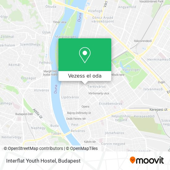 Interflat Youth Hostel térkép