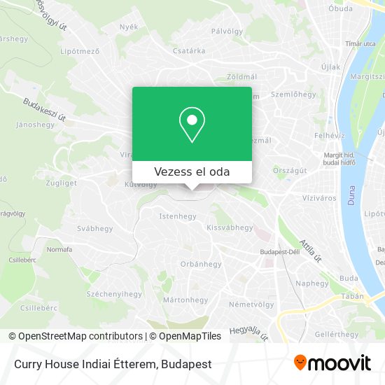 Curry House Indiai Étterem térkép