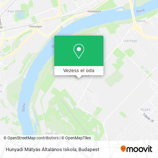 Hunyadi Mátyás Általános Iskola térkép