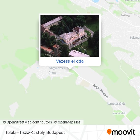 Teleki–Tisza-Kastély térkép