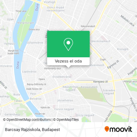 Barcsay Rajziskola térkép