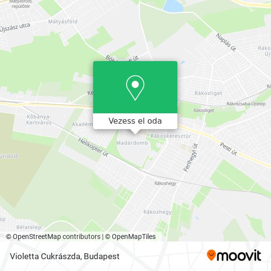 Violetta Cukrászda térkép