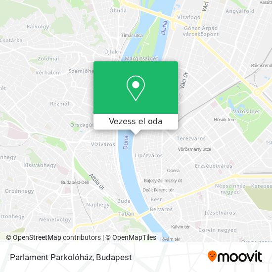 Parlament Parkolóház térkép