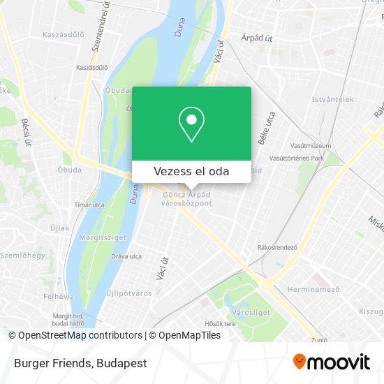 Burger Friends térkép