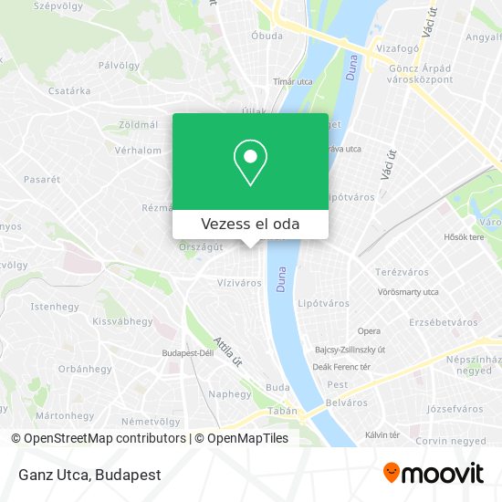 Ganz Utca térkép