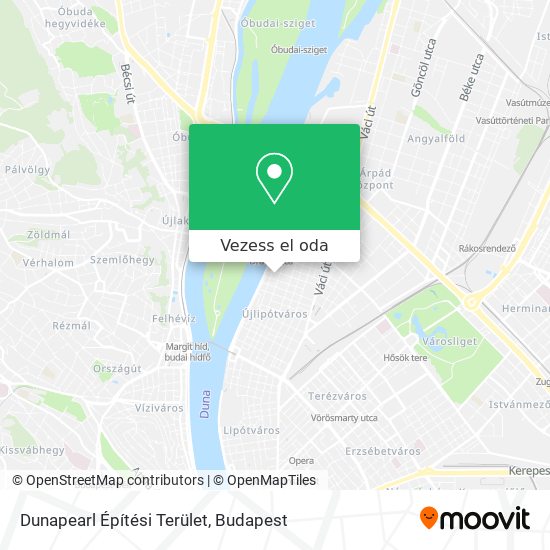 Dunapearl Építési Terület térkép
