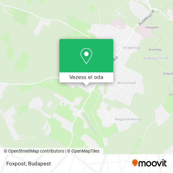 Foxpost térkép