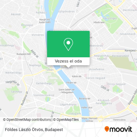 Földes László Ötvös térkép