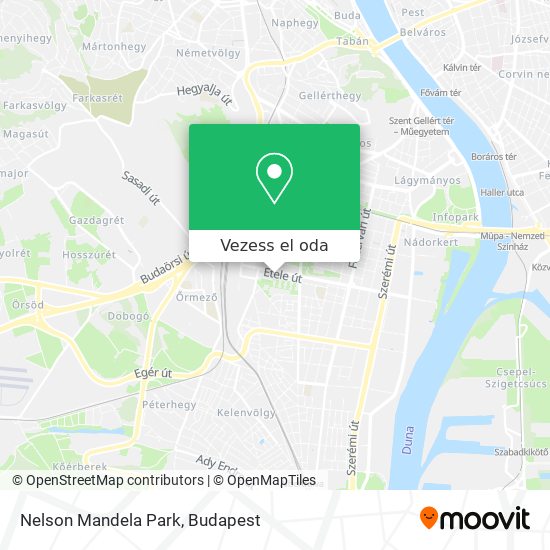Nelson Mandela Park térkép