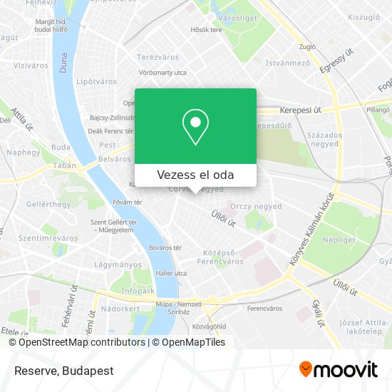 Reserve térkép