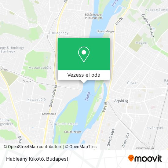Hableány Kikötő térkép