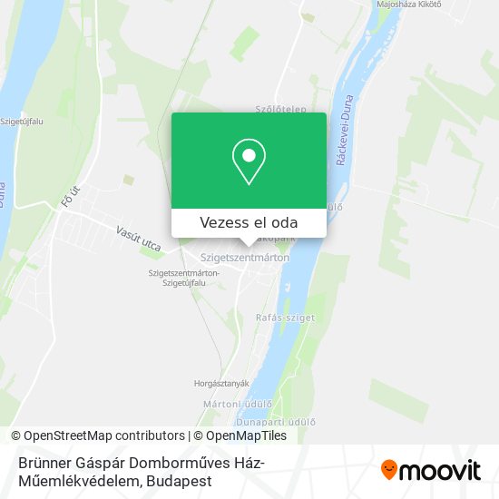 Brünner Gáspár Domborműves Ház-Műemlékvédelem térkép
