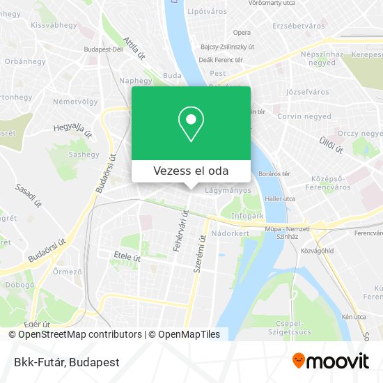 Bkk-Futár térkép