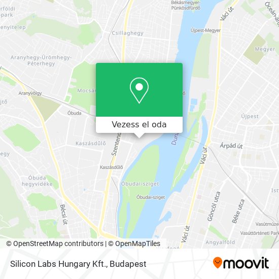 Silicon Labs Hungary Kft. térkép