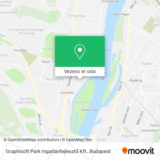 Graphisoft Park Ingatlanfejlesztő Kft. térkép