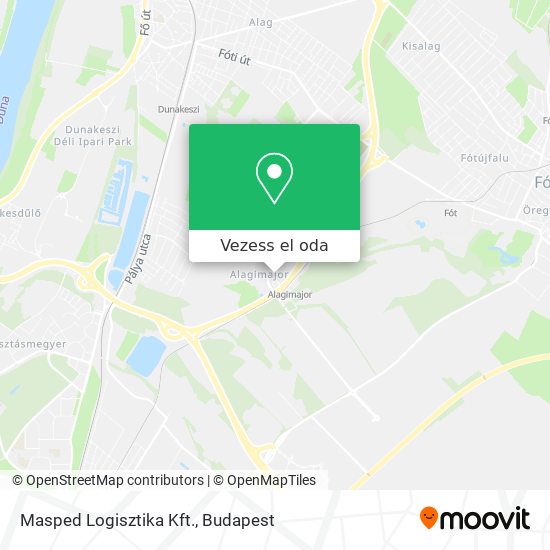 Masped Logisztika Kft. térkép