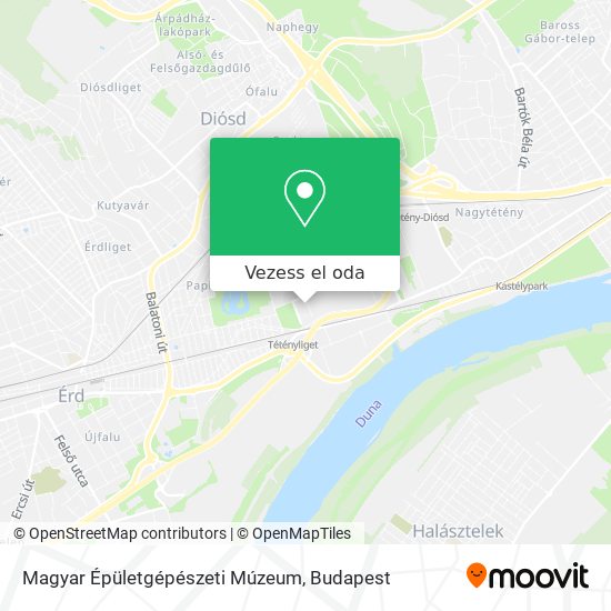 Magyar Épületgépészeti Múzeum térkép