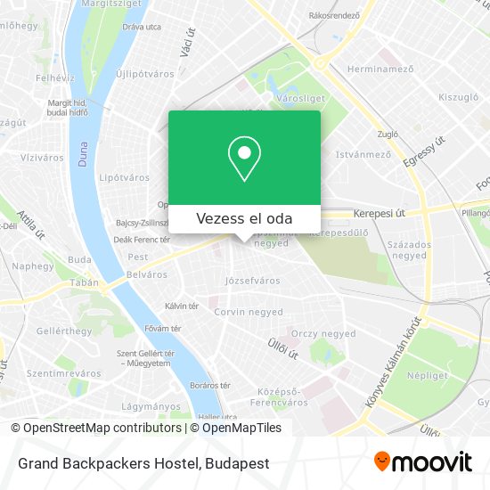Grand Backpackers Hostel térkép