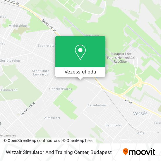 Wizzair Simulator And Training Center térkép