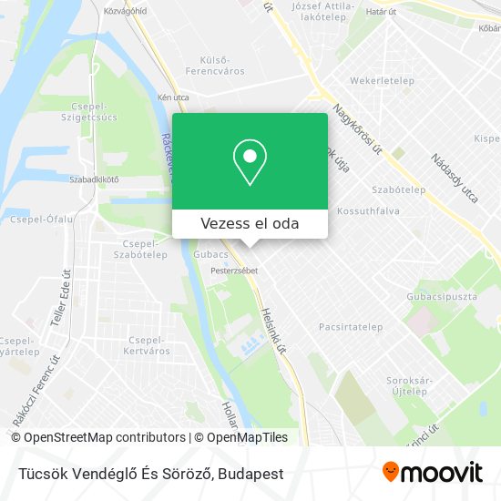 Tücsök Vendéglő És Söröző térkép