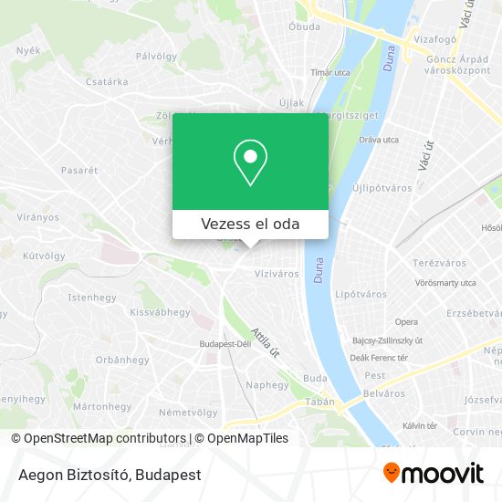 Aegon Biztosító térkép