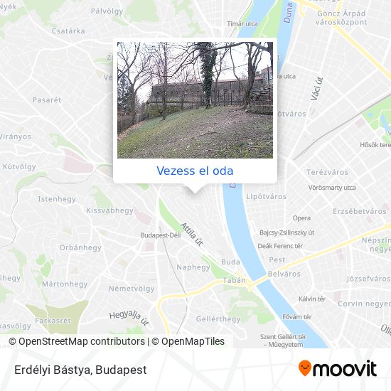 Erdélyi Bástya térkép