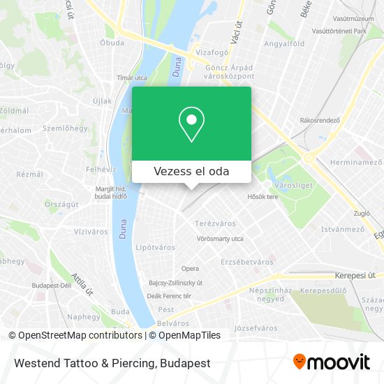 Westend Tattoo & Piercing térkép