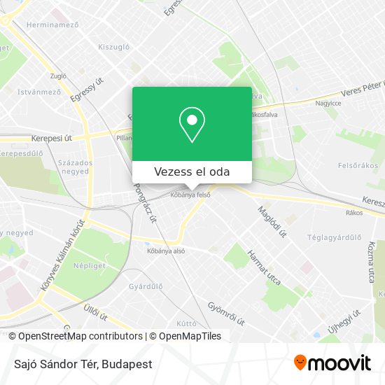 Sajó Sándor Tér térkép