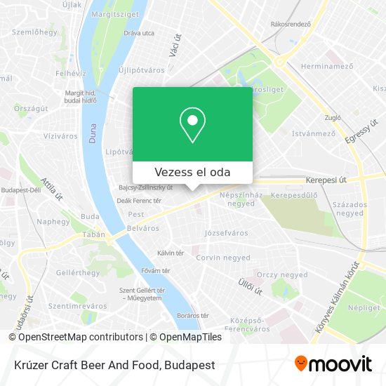 Krúzer Craft Beer And Food térkép