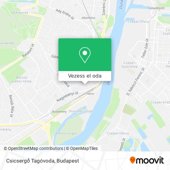 Csicsergő Tagóvoda térkép