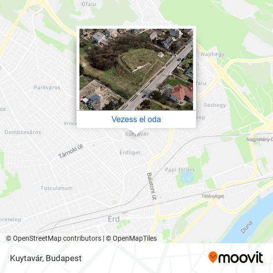 Kuytavár térkép