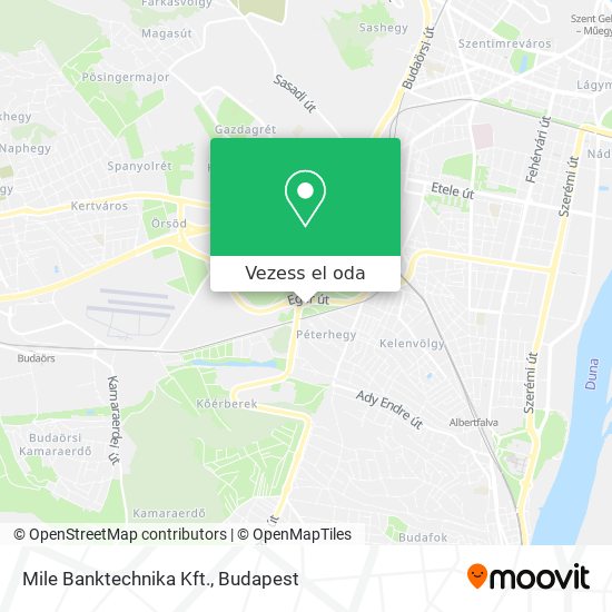 Mile Banktechnika Kft. térkép