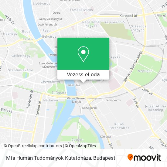 Mta Humán Tudományok Kutatóháza térkép