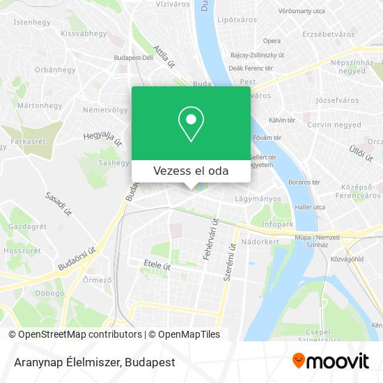 Aranynap Élelmiszer térkép