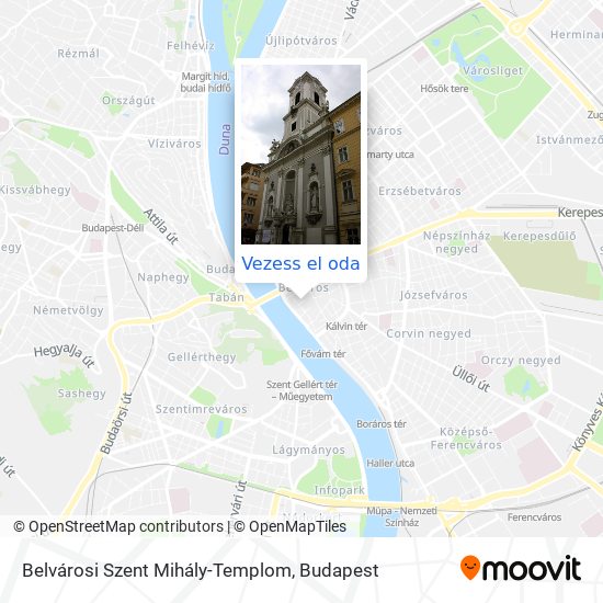 Belvárosi Szent Mihály-Templom térkép