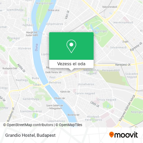 Grandio Hostel térkép