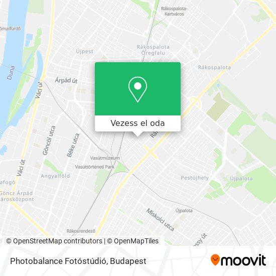 Photobalance Fotóstúdió térkép
