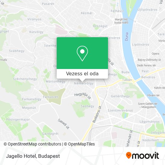 Jagello Hotel térkép